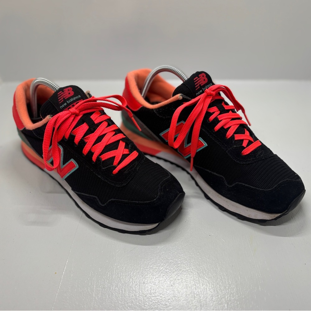 New Balance 515 Women’s Size 10 Black Coral Teal Retro Running Sneakers WL515BLC - Picture 3 of 12